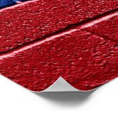 Flagge Kolumbiens Poster (Ecke)