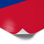 Flagge Kolumbiens Poster (Ecke)