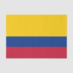 Flagge Kolumbiens Seidenpapier