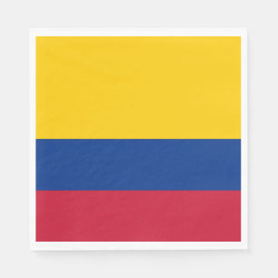 Flagge Kolumbiens Serviette