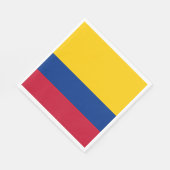 Flagge Kolumbiens Serviette (Ecke)