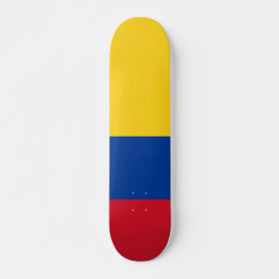 Flagge Kolumbiens Skateboard