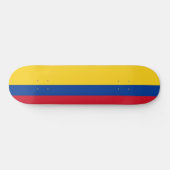 Flagge Kolumbiens Skateboard (Horizontal)