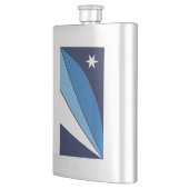 Flagge Kolumbiens, South Carolina Flachmann (Links)