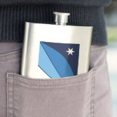 Flagge Kolumbiens, South Carolina Flachmann (Beispiel)