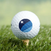 Flagge Kolumbiens, South Carolina Golfball (Insitu T-Shirt)