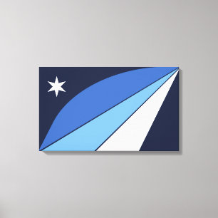 Flagge Kolumbiens (South Carolina) Leinwanddruck