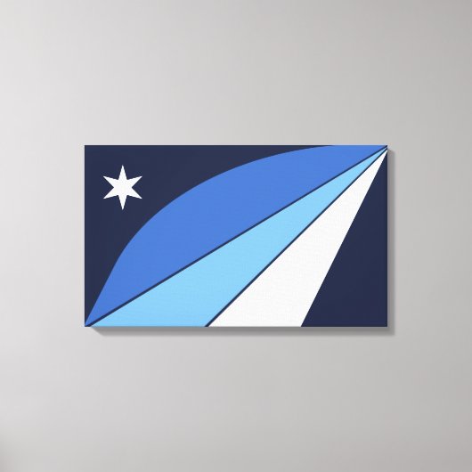 Flagge Kolumbiens (South Carolina) Leinwanddruck (Vorderseite)