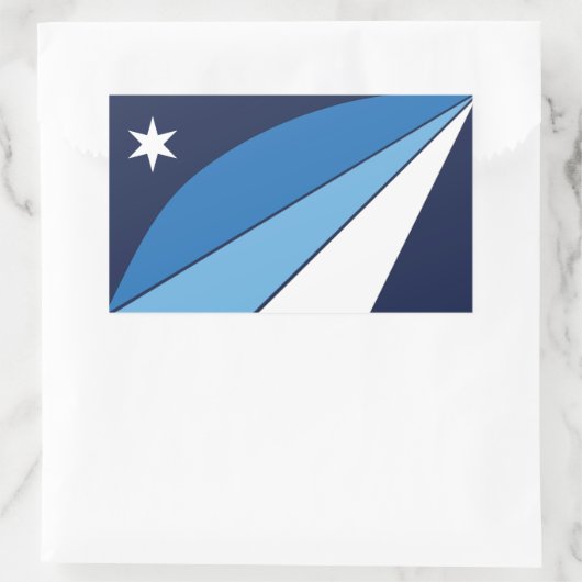 Flagge Kolumbiens, South Carolina Rechteckiger Aufkleber (Tasche)