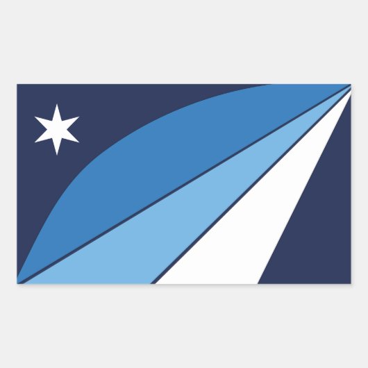 Flagge Kolumbiens, South Carolina Rechteckiger Aufkleber (Vorderseite)