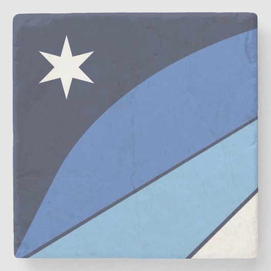 Flagge Kolumbiens (South Carolina) Steinuntersetzer (Vorderseite)