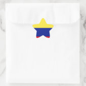 Flagge Kolumbiens Stern-Aufkleber (Tasche)