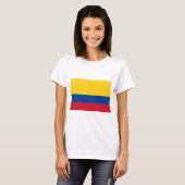 Flagge Kolumbiens T-Shirt (Vorne ganz)