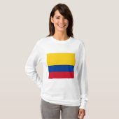 Flagge Kolumbiens T-Shirt (Vorne ganz)
