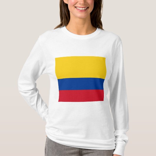 Flagge Kolumbiens T-Shirt (Vorderseite)