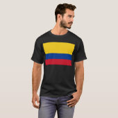 Flagge Kolumbiens T-Shirt (Vorne ganz)