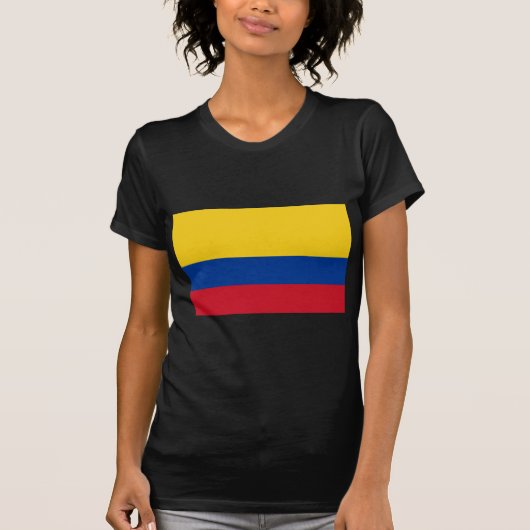 Flagge Kolumbiens T-Shirt (Vorderseite)