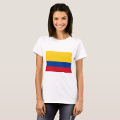 Flagge Kolumbiens T-Shirt (Vorne ganz)