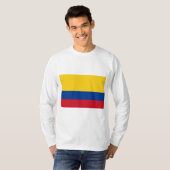 Flagge Kolumbiens T-Shirt (Vorne ganz)