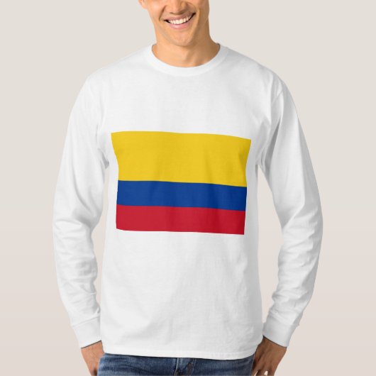 Flagge Kolumbiens T-Shirt (Vorderseite)