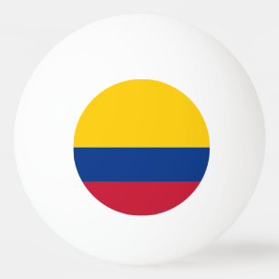 Flagge Kolumbiens Tischtennisball