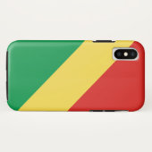 Flagge Kongo-Brazzaville Case-Mate iPhone Hülle (Rückseite (Horizontal))