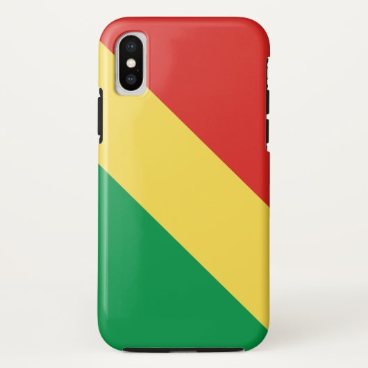 Flagge Kongo-Brazzaville Case-Mate iPhone Hülle (Rückseite)
