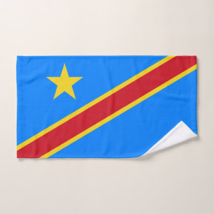 Flagge Kongo Kinshasa Badhandtuch Set