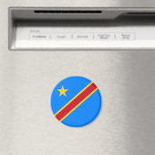Flagge Kongo Kinshasa Magnet (In Situ (Geschirrspüler))