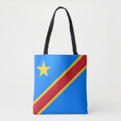 Flagge Kongo Kinshasa Tasche (Vorderseite)
