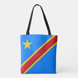 Flagge Kongo Kinshasa Tasche