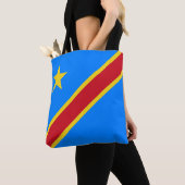 Flagge Kongo Kinshasa Tasche (Von Nahem)