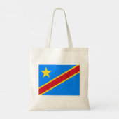 Flagge Kongo Kinshasa Tragetasche (Rückseite)