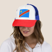 Flagge Kongo Kinshasa Truckerkappe (Beispiel)