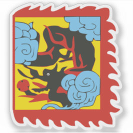 Flagge Koreas (1856) Aufkleber