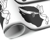 Flagge Korsikas Frankreich Geschenkpapier (Rolleneckpunkt)