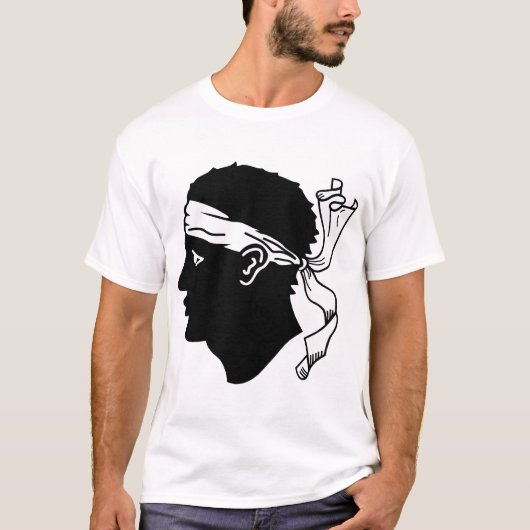 Flagge Korsikas T-Shirt (Vorderseite)