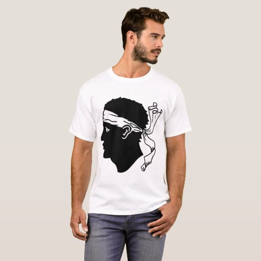 Flagge Korsikas T-Shirt (Vorne ganz)