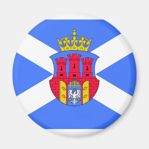 Flagge Krakaus, Polen Magnet