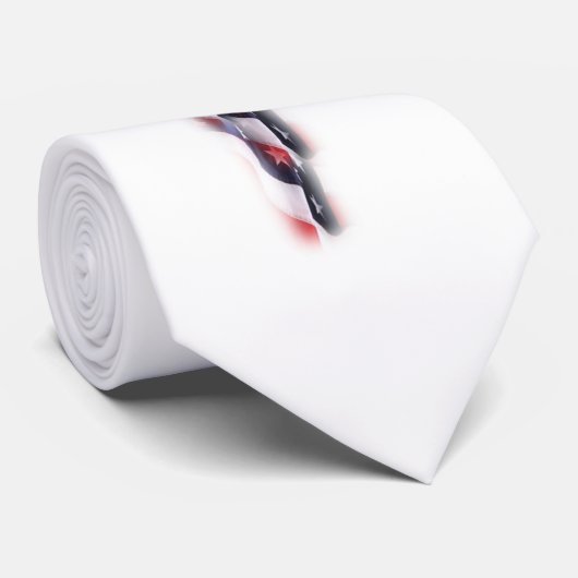 Flagge-Kreuz Krawatte (Gerollt)