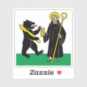 Flagge Kriens, Schweiz Aufkleber (Blatt)