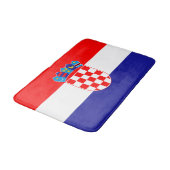 Flagge Kroatiens Badematte (Schrägansicht)