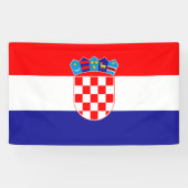 Flagge Kroatiens Banner (Horizontal)