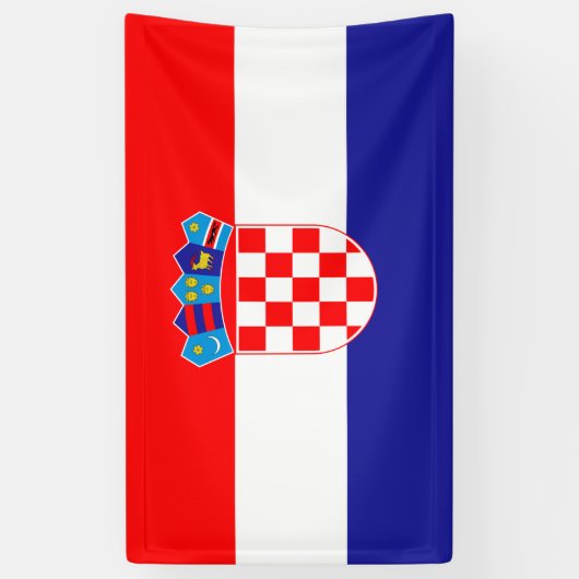 Flagge Kroatiens Banner (Vertikal)