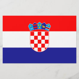 Flagge Kroatiens Briefpapier