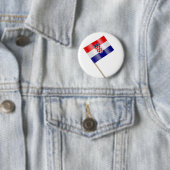 Flagge Kroatiens Button (Beispiel)