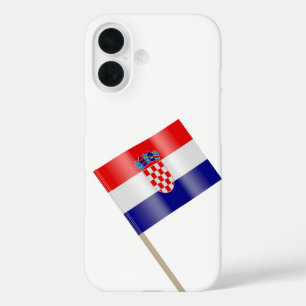 Flagge Kroatiens iPhone 16 Hülle