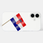 Flagge Kroatiens Case-Mate iPhone Hülle (Rückseite (Horizontal))