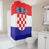 Flagge Kroatiens Duschvorhang (Beispiel)