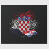 Flagge Kroatiens Geschenkpapier (Flach)